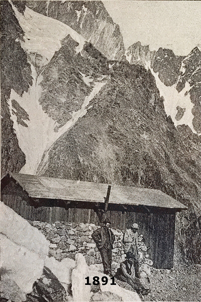 Хижина Франческо Гонелла, 1891 год