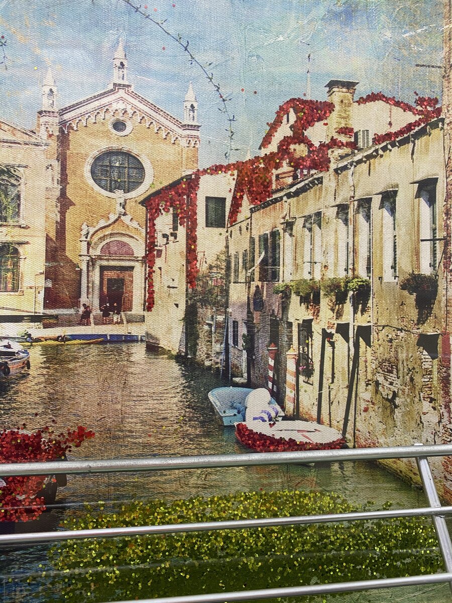 Картина в рамке с блестками 199 руб.