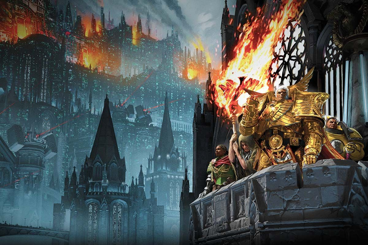 Хорус вархаммер 40000. Сангвиний примарх. Warhammer 40000 осада вракса. Цикл осада терры. Вархаммер 40к ересь хоруса.