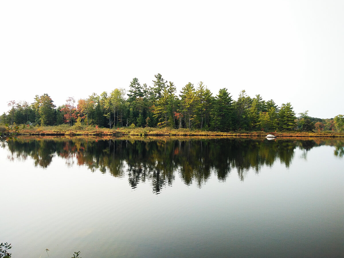 Одно из небольших озёр Канады. Фото автора