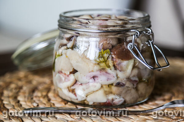 Готовые грибы храню в холодильнике