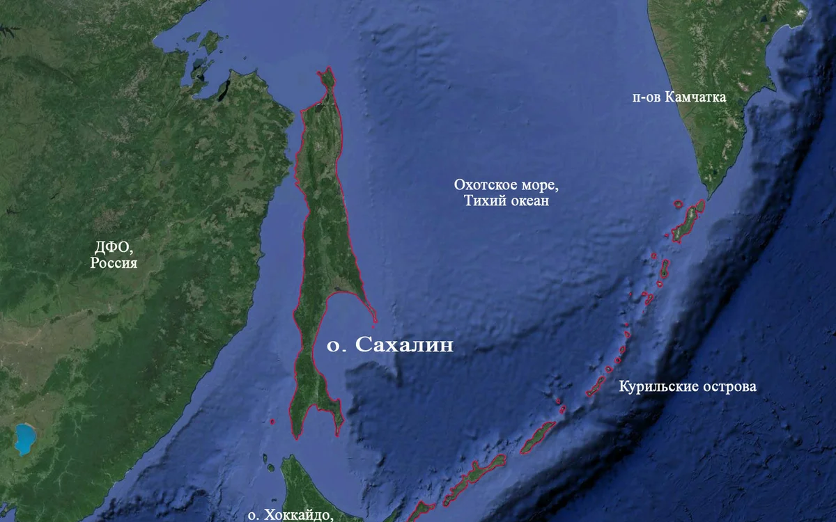 Острова охотского моря карта. Охотское море Курильские острова. Карта дальнего Востока и Сахалина и Японии и Курильских островов. Остров Сахалин и Курильские острова. Остров Сахалин Охотское море.