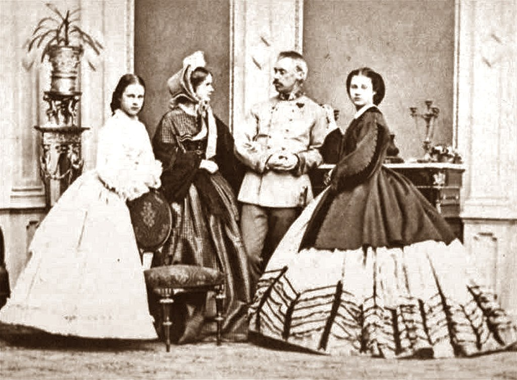 Герцог Альбрехт Тешенский с семьей 