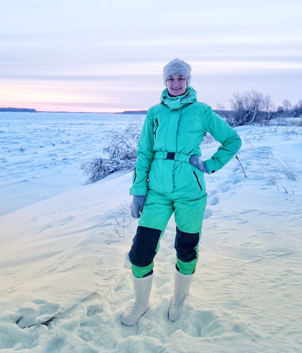 Рассвет на Оби на севере Томской области