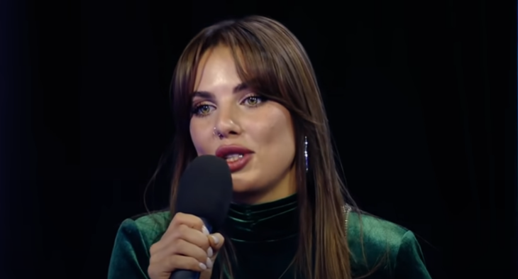 Алена Опенченко (фото из эфира на "Ю")