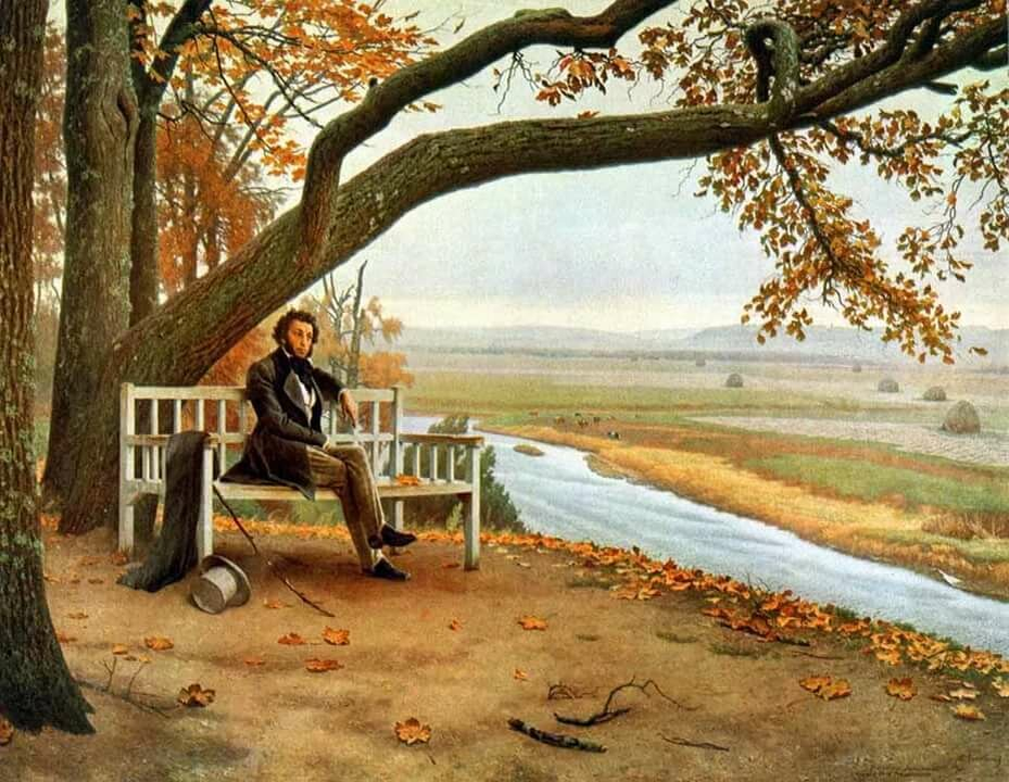 пора пинать сухие листья 
гуляя в парке не спеша
читать онегина сквозь сопли
дыша
© Дей