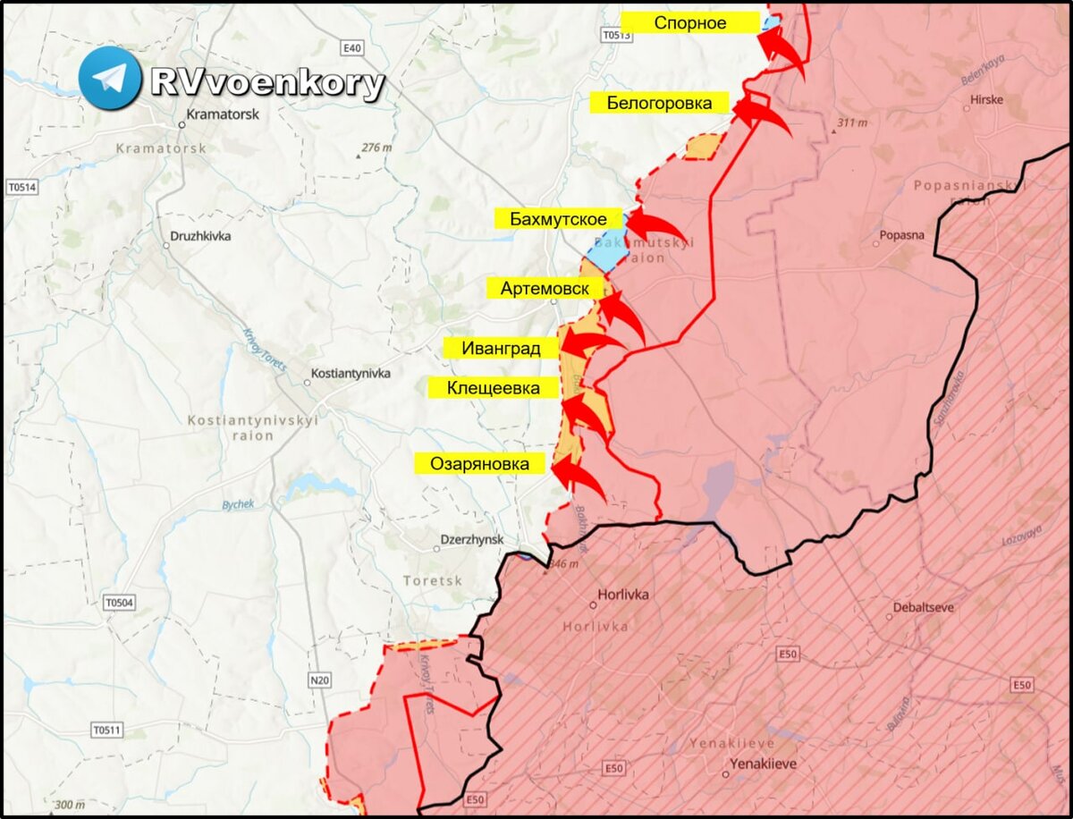 Карта военных действий в днр на сегодня