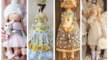 Текстильные и почему они такие милые, куклы: какие они бывают.