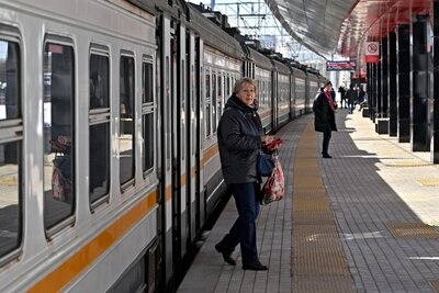    Пассажиры на МЦД © Сайт комплекса градостроительной политики и строительства города Москвы