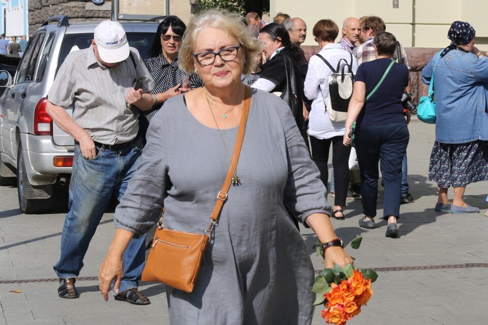     Елена Шанина на открытии 92-го театрального сезона в «Ленкоме», 2018 год Кристина БЕЗБОРОДОВА