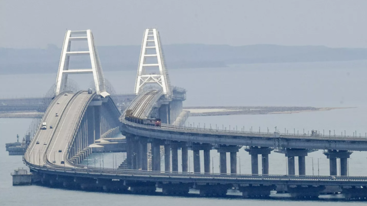 Вид на Крымский мост // Фото: пресс-служба Минтранса РК
