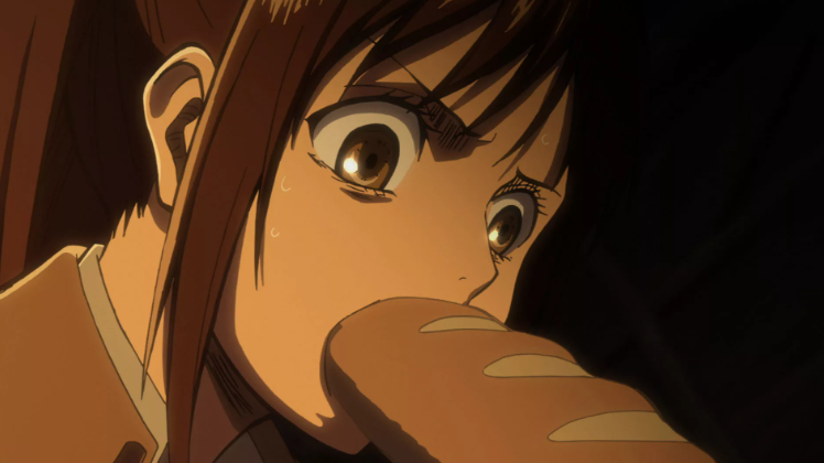 Для девушки еда имеет действительно большое значение. Так она прониклась огромной любовью к Микасе, когда та отдала Саше свой хлеб.