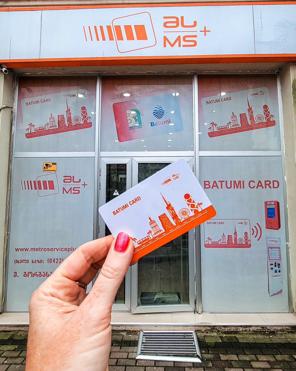 Так выглядит транспортная карта Грузии.