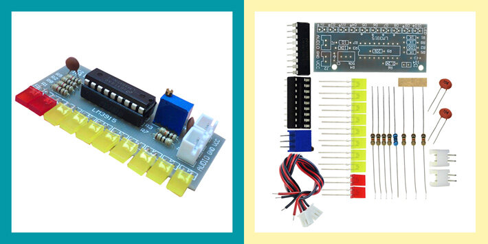 Светодиодный индикатор уровня звука