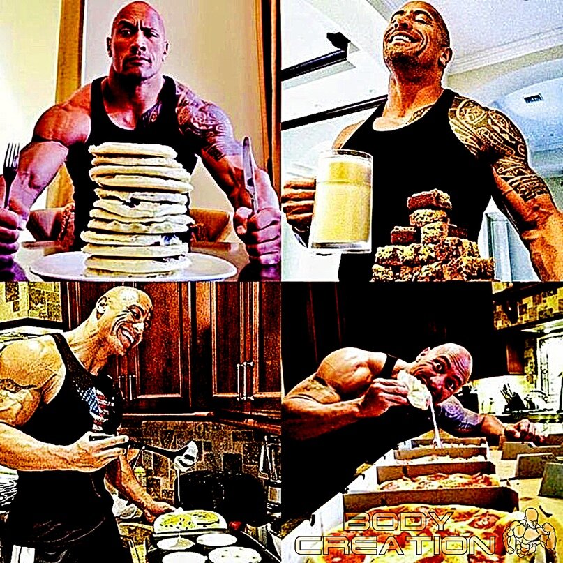 Бодибилдер и еда