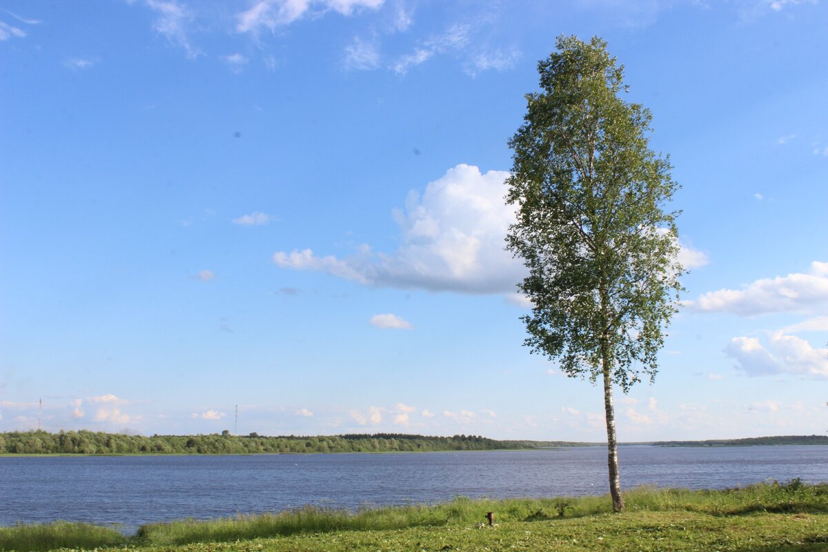 Набережная г. Каргополь