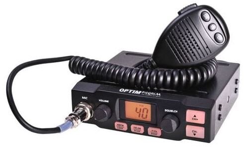 Optim Pilgrim - недорогая AM/FM Си-Би радиостанция с универсальным (12-24В) питанием