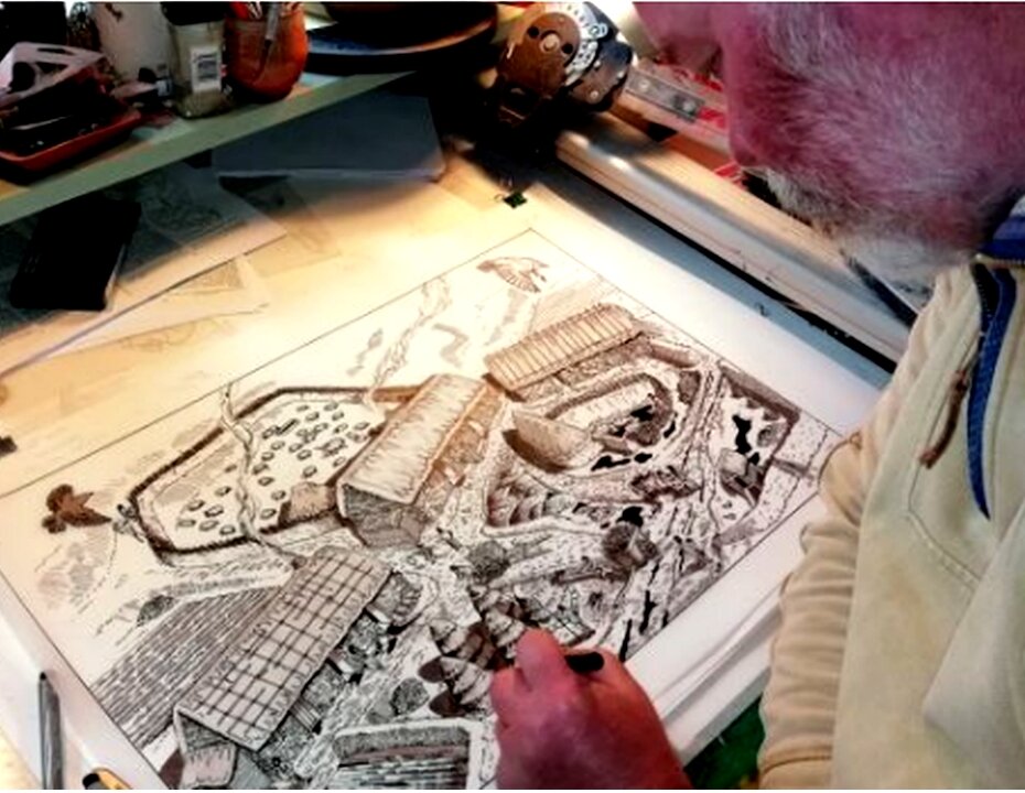 археолог за работой