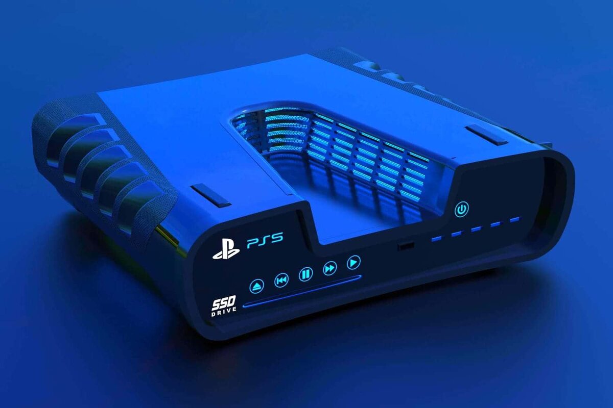 Возможно именно так будет выглядеть ps5(предположения) 
