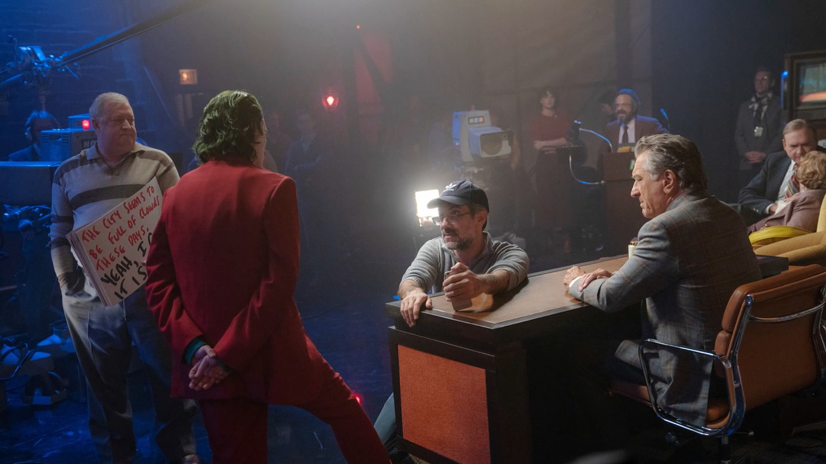 Тодд Филлипс на съемках Джокера