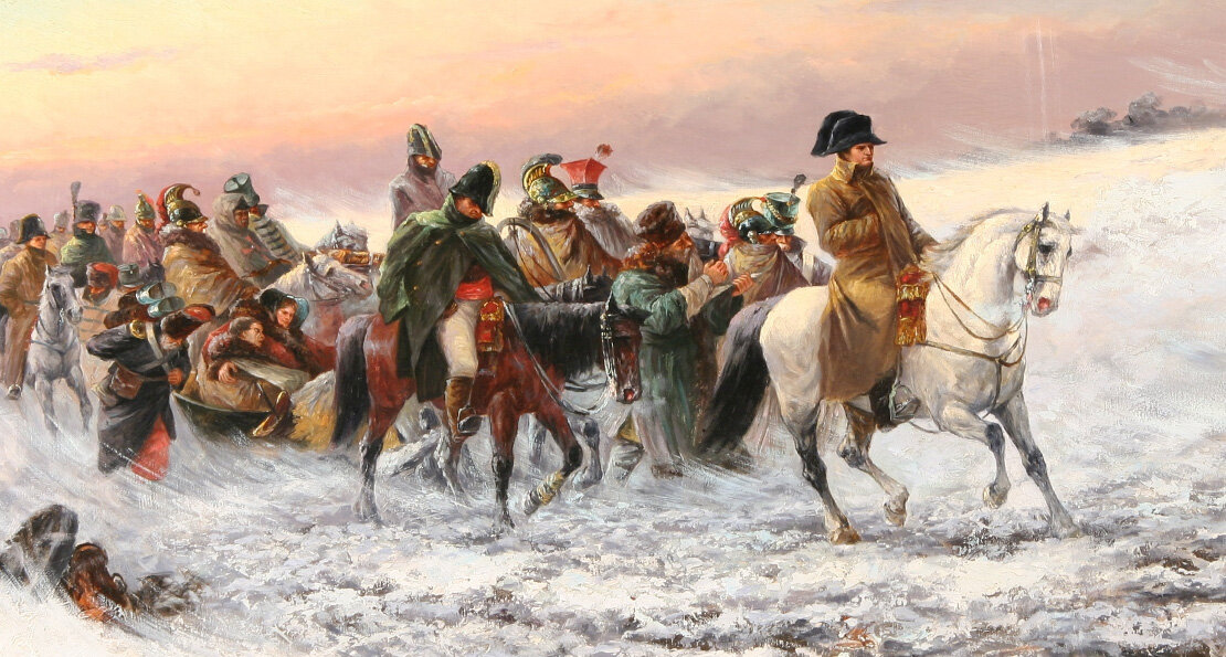 Картина французы под москвой 1812