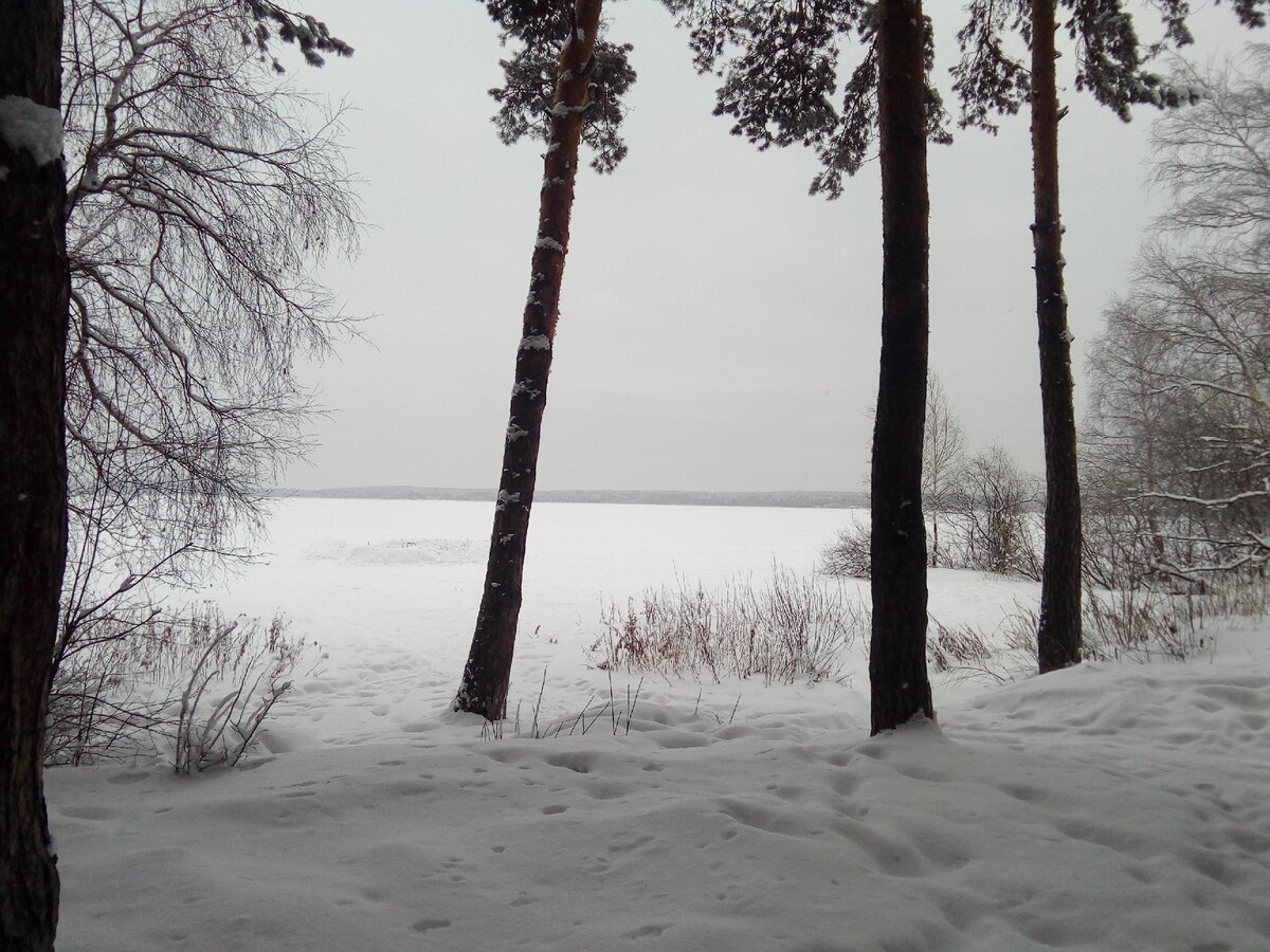 Озеро шарташ зимой