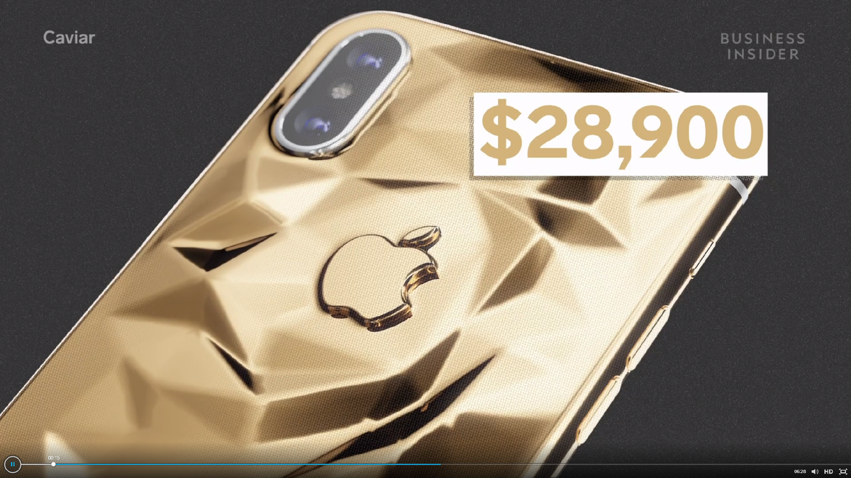 Телефон в золоте