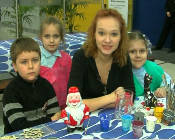 Стоп-кадр со съемок детской программы