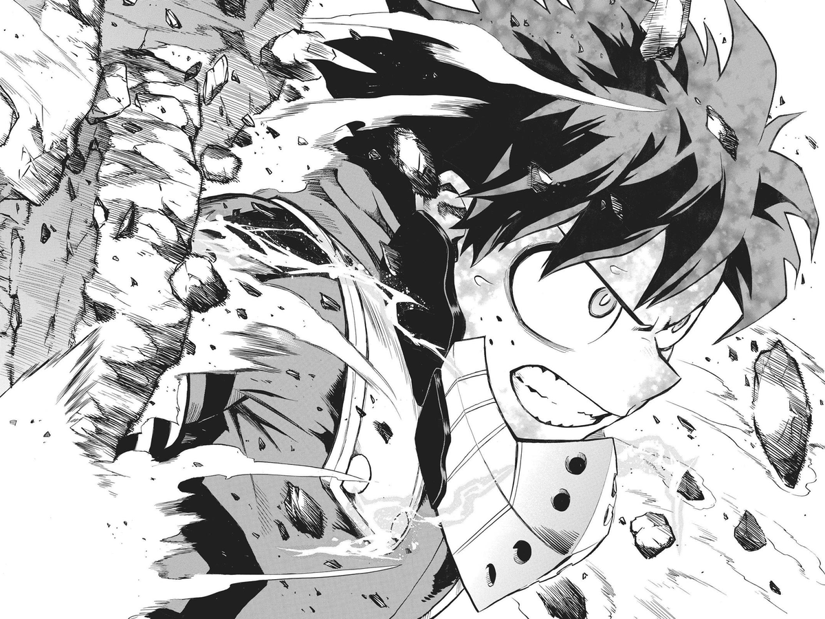 Манга моя геройская академия.