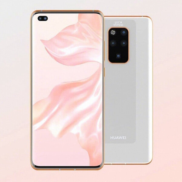 Открытый источник информации Google - рендер Huawei Mate 40 Pro 