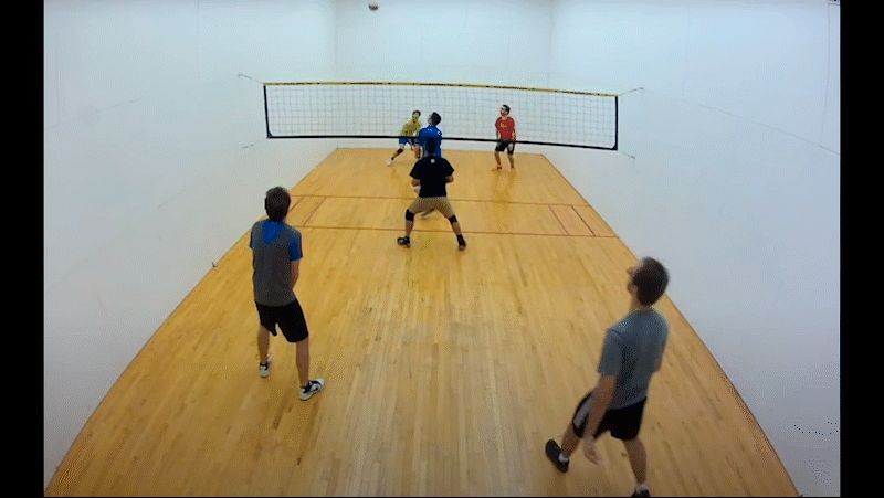 Сквош + волейбол :)