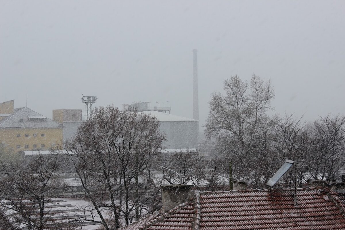 1 апреля 2020 года. Вид с балкончика... И это не шутка :)   Фото из личного архива автора