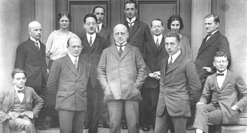 Фриц Габер c коллегами из Института имени кайзера Вильгельма