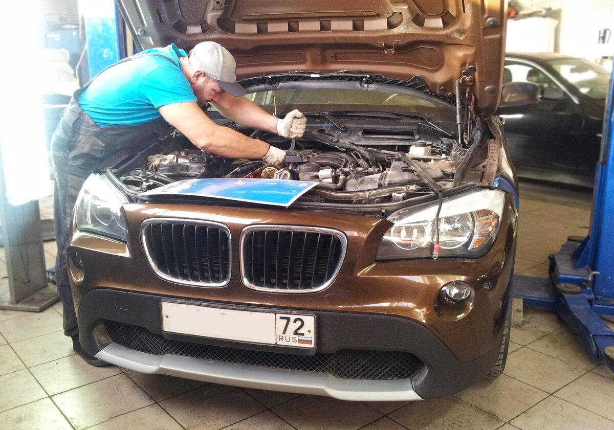 процесс замены мск на ДВС N46