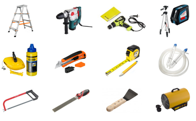 Закупите заранее все элементы, чтобы не останавливать работы. Мало знать, как натянуть натяжной потолок. 