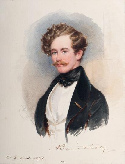 Александр Барятинский в 1838 году