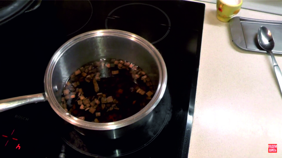 Варим пять минут.