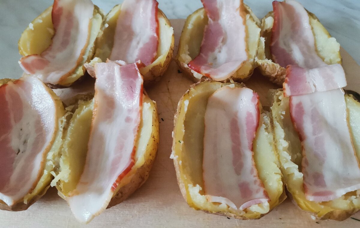 Готовая картошка без мякоти.