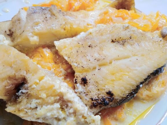 Вид готовой трески