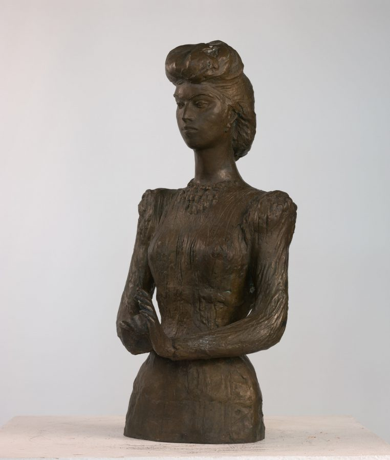 С.Д. Лебедева «Художница Л.А. Бажбеук-Меликян», 1946. Бронза © Государственная Третьяковская галерея