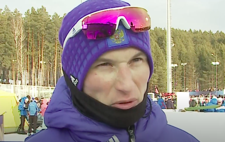 Член российской сборной по биатлону