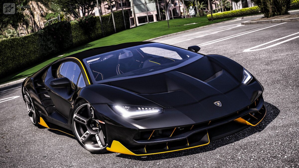 Lamborghini Centenario(вид спереди)