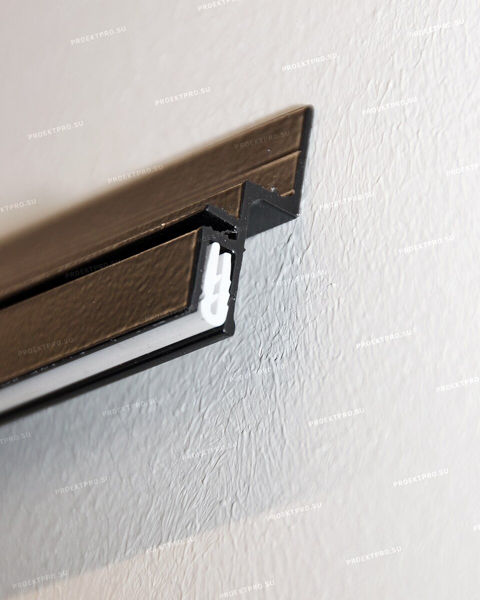 Профиль euroslott с демпфером для крепления натяжного потолка