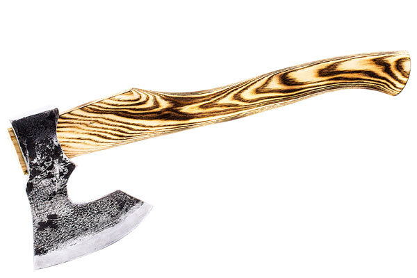 Кованый топор ручной сборки Медведь