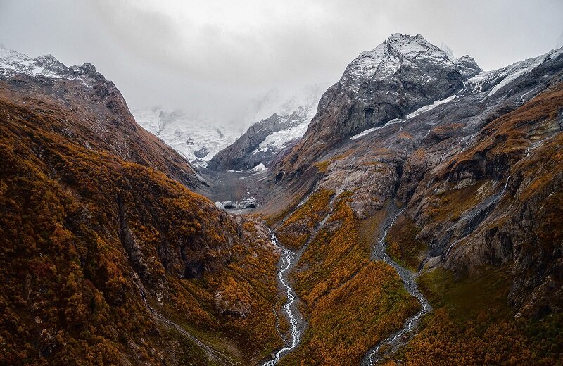 Ущелье аманауз домбай фото