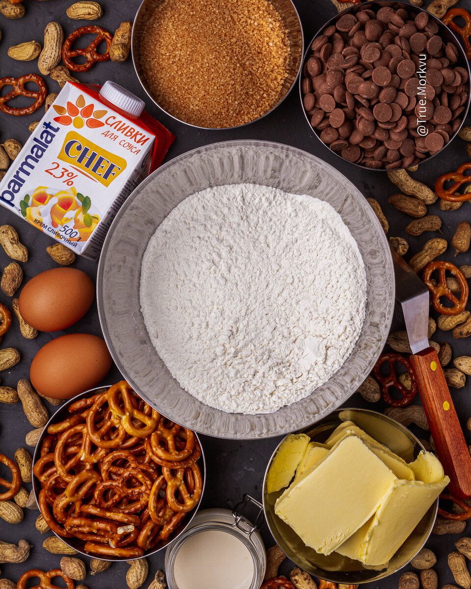 Трехслойное 🍫🥜🥥шоколадно-арахисовое-кокосовое печенье🍪