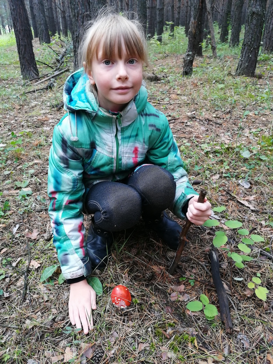 самый маленький мухоморчик)))))