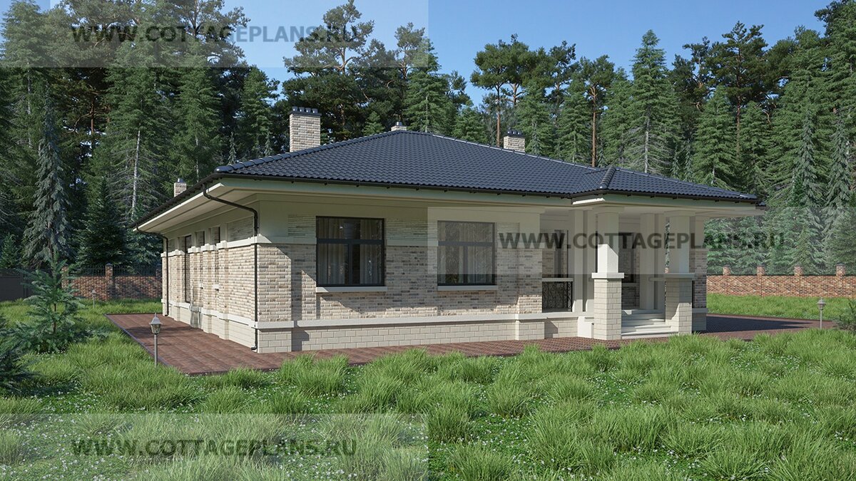 Фасады дома. Источник фото: https://www.cottageplans.ru