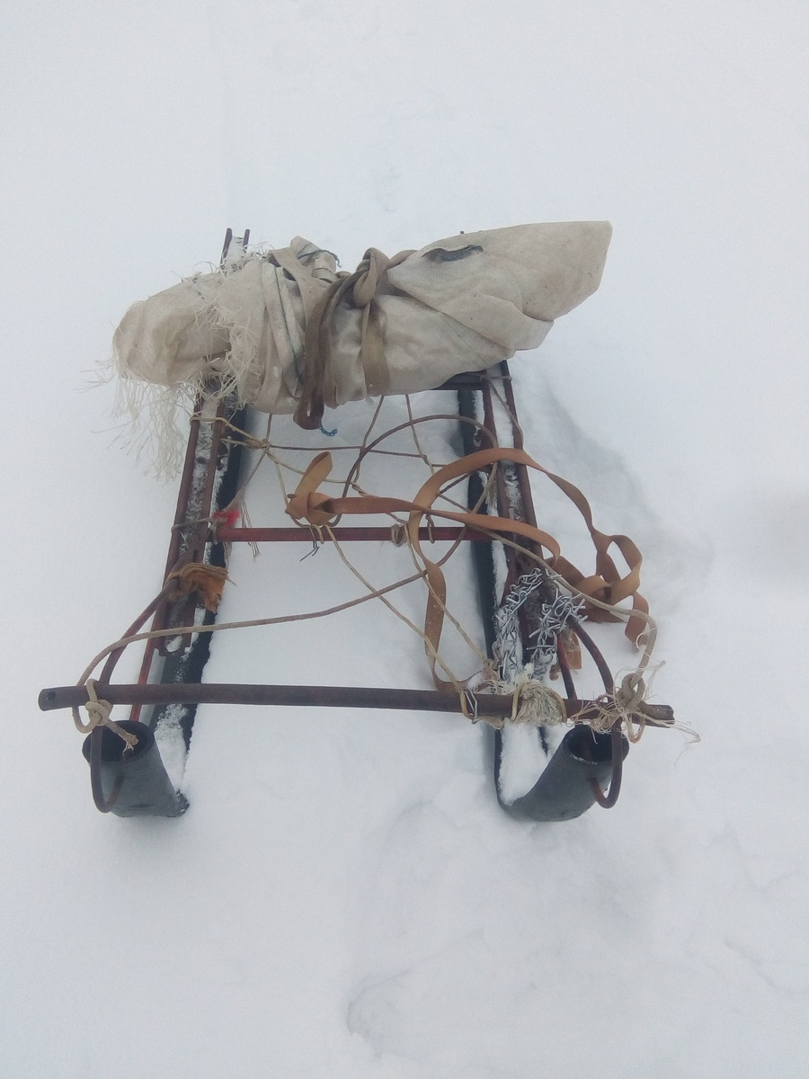 Самодельные сани, скороходы)