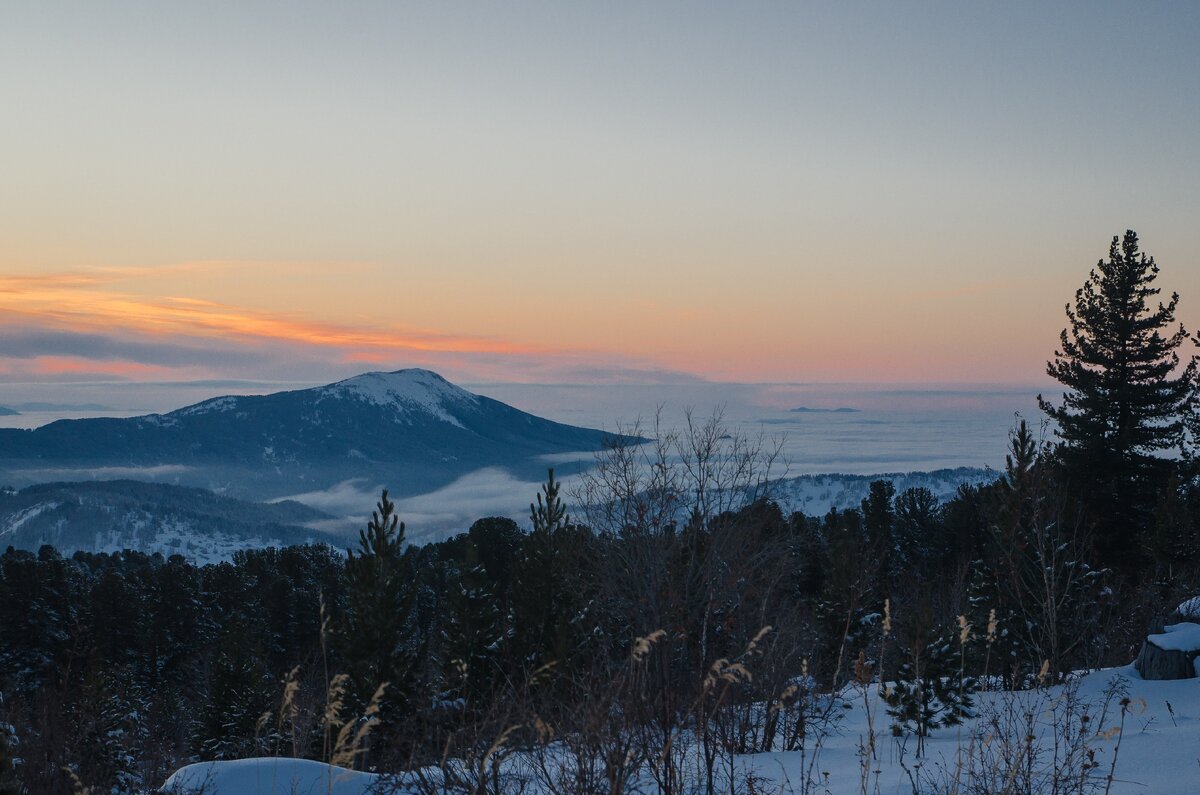Закат в районе Каракольских озер